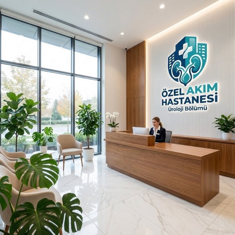 Özel Akım Hastanesi Üroloji Bölümü - Modern Klinik Resepsiyon